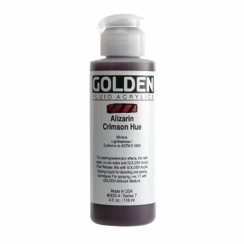 Golden Fluid Acrylics, 4 oz, Alizarin Crimson Hue