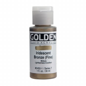 Golden Fluid Acrylics, 1 oz, Iridescent Bronze