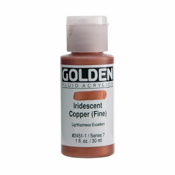 Golden Fluid Acrylics, 1 oz, Iridescent Copper