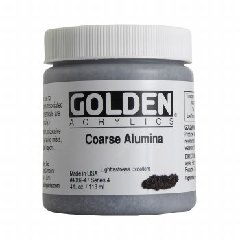 Golden Iridescent Acrylics, 4 oz, Jars, Coarse Alumina