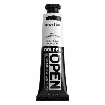 Golden OPEN Acrylics, 2 oz, Carbon Black