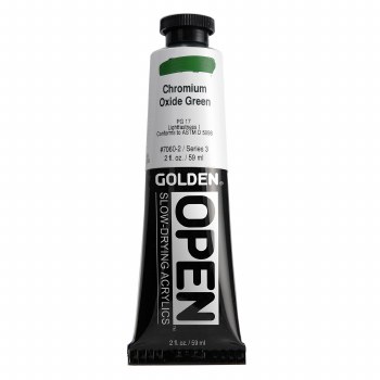 Golden OPEN Acrylics, 2 oz, Chromium Oxide Green