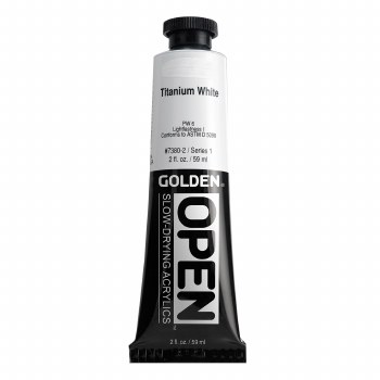 Golden OPEN Acrylics, 2 oz, Titanium White