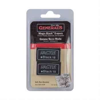 Factis Magic Black Eraser, 2 Pack