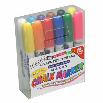 Chalk Marker Set, 12 Colors