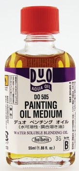 Holbein DUO Aqua Oil Painting Medium, 55ml Bottle