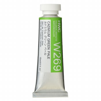 Holbein Watercolor, 15ml, Cadmium Green Pale