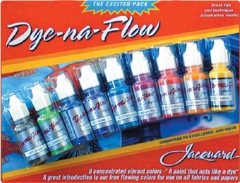 Dye-Na-Flow Exciter Pack, 9 Colors, 0.5 oz bottles