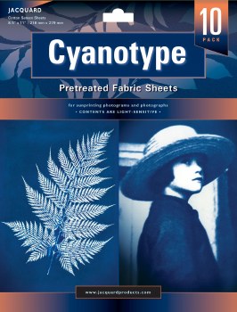 Cyanotype Fabric, 8.5 in. x 11 in. - 10 Sheet Package