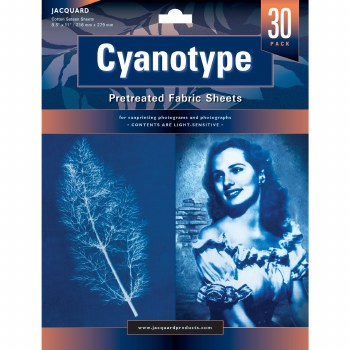 Cyanotype Fabric, 8.5 in. x 11 in. - 30 Shts./Pkg.
