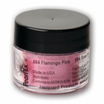 Pearl Ex Mica Pigments, 3g Jars, Flamingo Pink