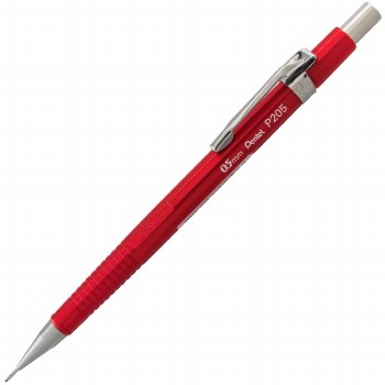 Sharp Mechanical Pencils, .5mm, Metallic Red