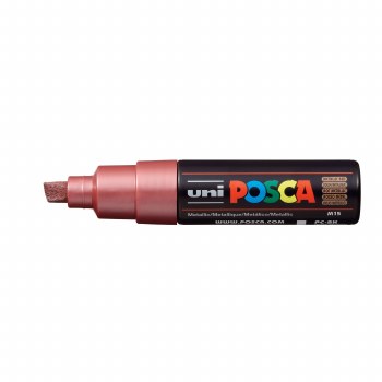 POSCA, PC-8K Broad Chisel, Metallic Red