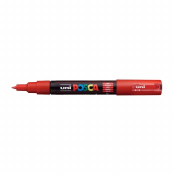 POSCA, PC-1M Extra-Fine Tapered, Red