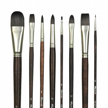 Raphael, Textura Long Handle Brush, Filbert, 4