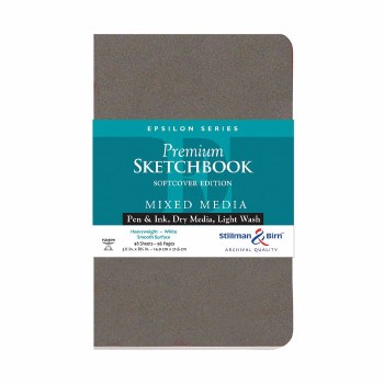 Epsilon Series Soft-Cover Sketch Books, 5.5" x 8.5"