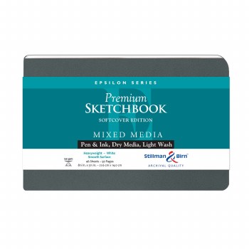 Epsilon Series Soft-Cover Sketch Books, 8.5" x 5.5"