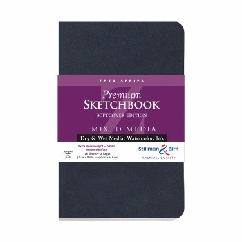 Zeta Series Soft-Cover Sketch Books, 5.5" x 8.5"