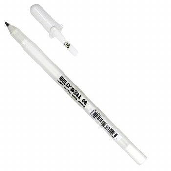 Glaze Pen, Medium Point, White
