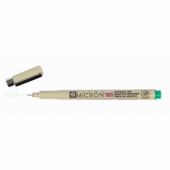 Pigma Micron Pens, .20 mm, Green - 005