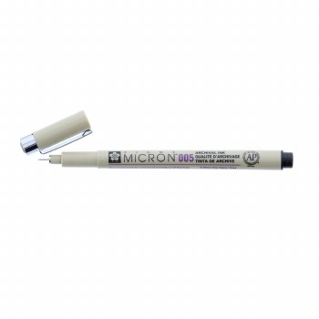 Pigma Micron Pens, .20 mm, Black - 005