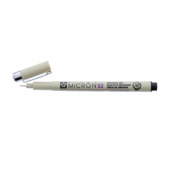 Pigma Micron Pens, .35 mm, Black - 03