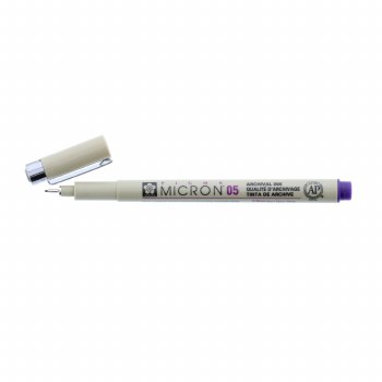 Pigma Micron Pens, .45 mm, Purple - 05