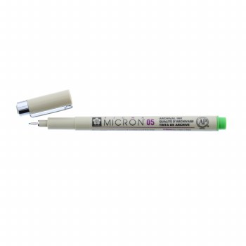 Pigma Micron Pens, .45 mm, Fresh Green - 05
