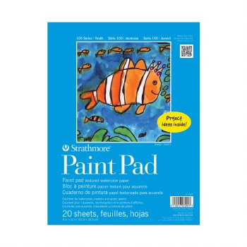 Kids Paint Pad, 9 inx12, 20 Shts/Pad