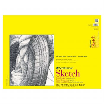 Strathmore Sketch Paper Pads - 300 Series, Spiral-Bound, 11" x 14"