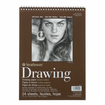 Strathmore Drawing Paper Pads - 400 Series, Medium Surface, 9" x 12"