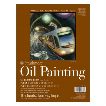 Strathmore Oil Painting Paper Pads - 400 Series, 9" x 12"