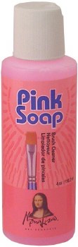 Pink Soap Artist Brush Cleaner, 4 oz.