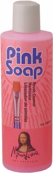 Pink Soap Artist Brush Cleaner, 8 oz.