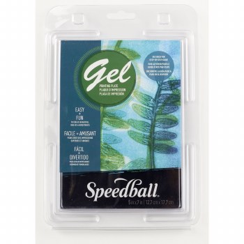 Speedball Gel Printing Plates, Single Plates, 5" x 7"