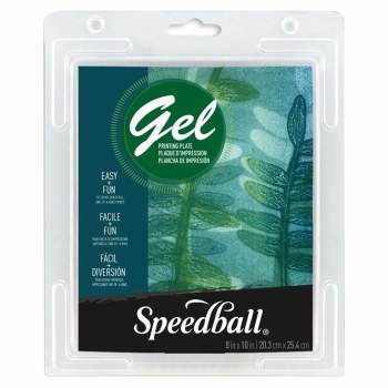 Speedball Gel Printing Plates, Single Plate, 8" x 10"