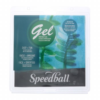 Speedball Gel Printing Plates, Single Plate, 12" x12"