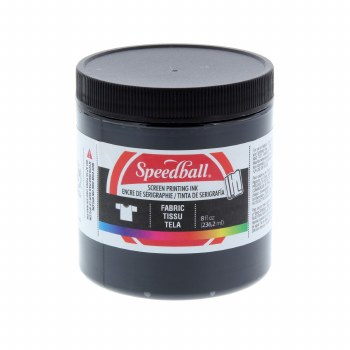 Fabric Screen Printing Inks, 8 oz., Black