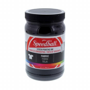 Fabric Screen Printing Inks, 32 oz., Black