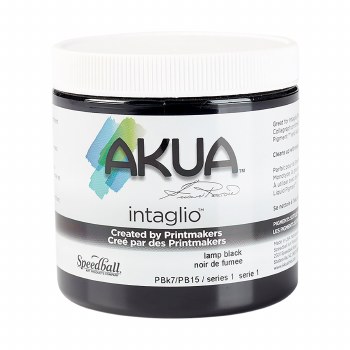 Akua Intaglio Ink, 8 oz. Jars, Lamp Black