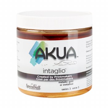 Akua Intaglio Ink, 8 oz. Jars, Metallic Gold