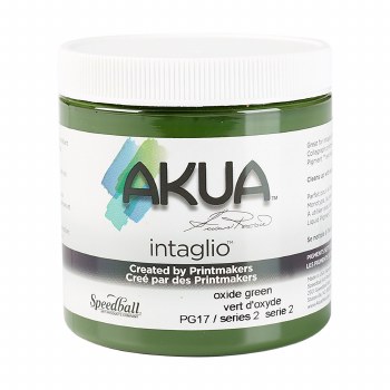 Akua Intaglio Ink, 8 oz. Jars, Green Oxide