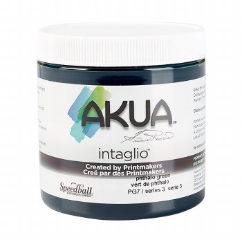 Akua Intaglio Ink, 8 oz. Jars, Pthalo Green