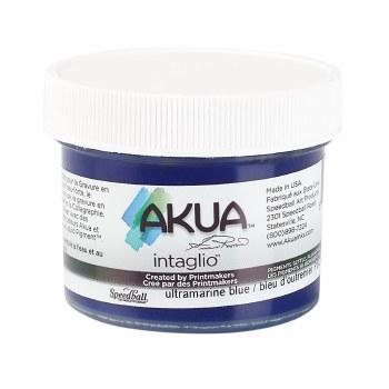 Akua Intaglio Ink, 2 oz. Jars, Ultramarine Blue