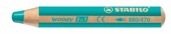 STABILO Woody 3 in 1, Turquoise