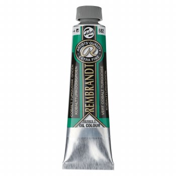 Rembrandt Oil Paint, 40ml, Cobalt Turquoise Green