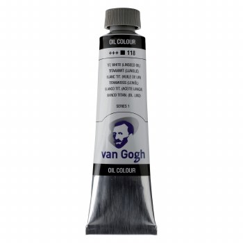Van Gogh Oil Colors, 40ml, Titanium White Linseed Oil