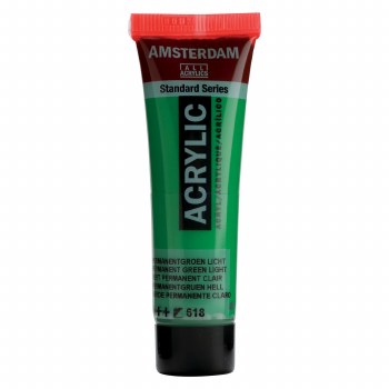 Amsterdam Acrylics, 20ml, Permanent Green Light