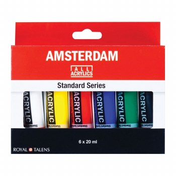 Amsterdam Standard Series Acrylic Paint 6-Color Sets