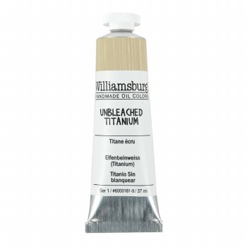Williamsburg Handmade Oil Colors, 37ml, Unbleached Titanium